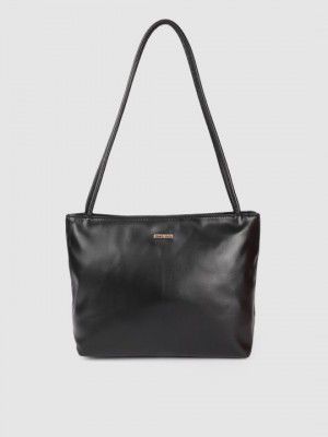 Fastrack Black Structured Shoulder Bag