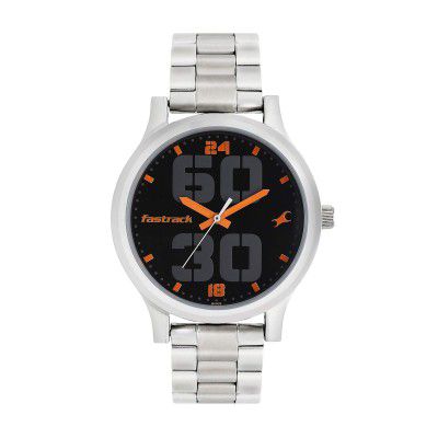 Fastrack Bold Analog Black Dial Mens Watch-NL38051SM08