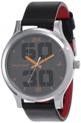 Fastrack Bold Analog Grey Dial Mens Watch-NL38051SL03/NP38051SL03