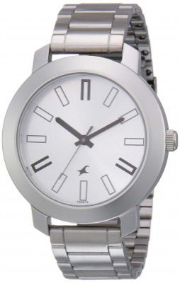 Fastrack Casual Analog Silver Dial Mens Watch-NL3120SM01/NP3120SM01