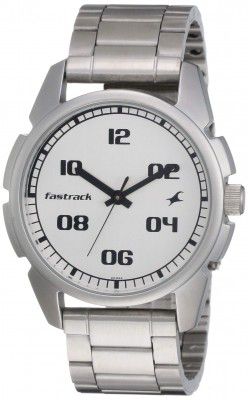 Fastrack Casual Analog Silver Dial Mens Watch-NL3124SM01/NP3124SM01