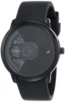 Fastrack Coke Analog Black Dial Mens Watch-3260NP01