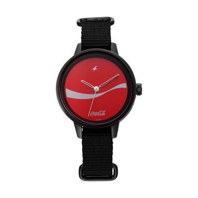 Fastrack Coke Analog Red Dial Womens Watch-6256NP01