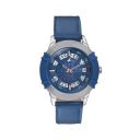 Fastrack Dial It Up Quartz Analog with Date Blue Dial Leather Strap Watch for Men-3223KL01...