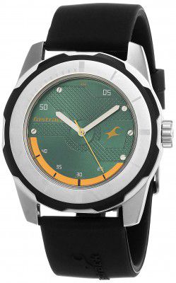 Fastrack Economy 2013 Analog Green Dial Mens Watch-NL3099SP06/NP3099SP06
