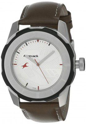 Fastrack Economy 2013 Analog White Dial Mens Watch-NL3099SL01/NP3099SL01