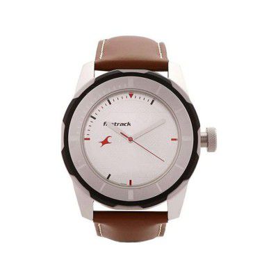 Fastrack Economy 2013 Analog White Dial Men's Watch NM3099SL01/NN3099SL01