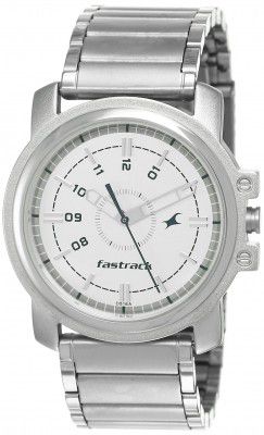 Fastrack Economy Analog White Dial Mens Watch-NL3039SM01/NP3039SM01