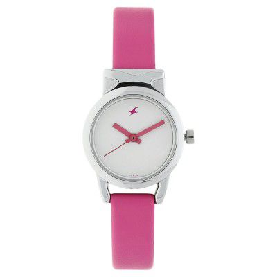 Fastrack Fits and Forms Analog White Dial Women's Watch-NL6088SL01/NP6088SL01