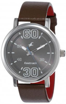 Fastrack Fundamentals Analog Silver Dial Mens Watch-NL38052SL03/NP38052SL03