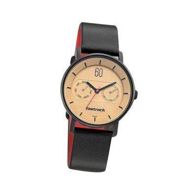 Fastrack Go Skate Analog Beige Dial Womens Watch-6198NL01/NP6198NL01