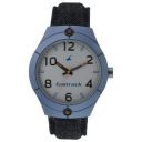 Fastrack Men Fabric Denim Analog Grey Dial Watch-3191Al02 / 3191Al02/3191Al02, Band Color-Black...