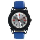 Fastrack Men Leather Analog Silver Dial Watch-3182Kl26 / 3182Kl26, Band Color-Blue...