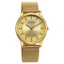 Fastrack Men Stainless Steel Sonata Light Champagne Dial Analog Watch -77082Ym09, Band Color-Yellow...