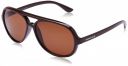 Fastrack Mens Square Sunglasses Brown Frame, Green Lens (57)-Pack of 1...