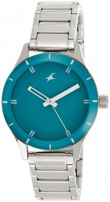 Fastrack Monochrome Analog Green Dial Mens Watch-NN6078SM01/NP6078SM01