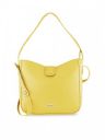 Fastrack Mustard PU Structured Handheld Bag...