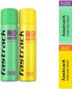Fastrack No Nasties Perfume Spray - Fleek & Snacc Deodorant Spray - For Men & Women (270 ml, Pack of 2)...