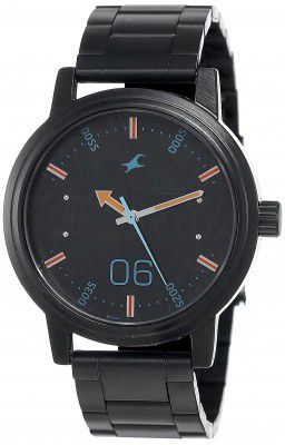 Fastrack Road Trip Analog Black Dial Mens Watch-NN3199NM01/NP3199NM01