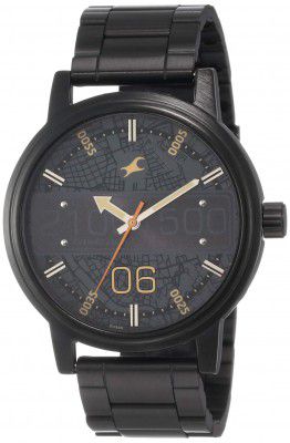 Fastrack Road Trip Analog Black Dial Mens Watch-NN3199NM03/NP3199NM03