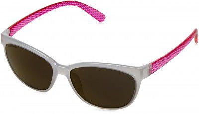 Fastrack Square Shaped Sunglasses With 100% UV Protected Lens Technology For Women, Purple, Small