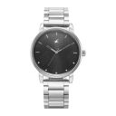 Fastrack Stunners Analog Mens Black Dial Metal Strap Watch for Guys-3278SM05...