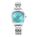 Fastrack Stunners Blue Dial Metal Strap Analog Watch for Girls-NS6152SM05...