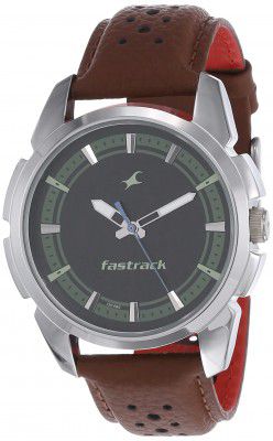Fastrack Sunburn Analog Multicolor Dial Mens Watch-NN3233SL01