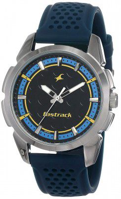 Fastrack Sunburn Analog Multicolor Dial Mens Watch-NN3233SP01