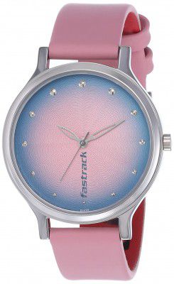 Fastrack Sunburn Analog Pink Dial Womens Watch-6212SL01 / 6212SL01/NP6212SL01