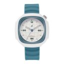 Fastrack-Tees Hype Adventure Quartz Analog White Dial Green Silicon Strap Watch for Men - 38169PP05W...