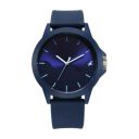 Fastrack Tees Wanderlust Quartz Analog Blue Dial Silicone Strap Watch for Unisex-38024PP72W...
