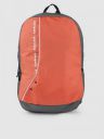 Fastrack Unisex Orange Brand Logo Printed Backpack...