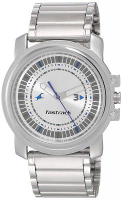 Fastrack Upgrades Analog Silver Dial Mens Watch-NL3039SM03/NP3039SM03