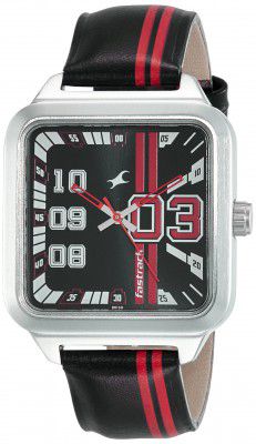 Fastrack Varsity Analog Silver Dial Mens Watch-3179SL01 / 3179SL01