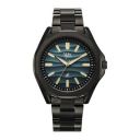 Fastrack Vyb Drift Quartz Analog Blue Dial Black Stainless Steel Strap Watch for Men - FV30038NM01W...