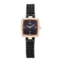 Fastrack Vyb Quartz Analog Black Dial Black Chain Bracelet Strap Watch for Women-FV60042KM01W...