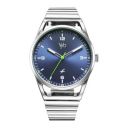 Fastrack Vyb Quartz Analog Blue Dial Steel Sheet Metal Strap Watch for Men-FV30006SM01W...