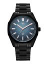 Fastrack Vyb Quest with Quartz Analog Blue Dial Black Zinc Alloy Strap Watch for Men - FV30042NM01W...