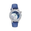 Fastrack Women Leather Space Analog Silver Dial Watch-Nn6194Sl01/Nn6194Sl01, Band Color-Blue...