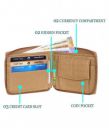 Faux Leather Beige Casual Regular Wallet...