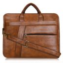 Faux Leather Laptop Bag Stylish & Durable Design Office Briefcase...