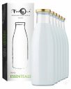 FAVOLA BTL0233 Milk Water and Juice Glass Bottle 180ml (Pack of 6)...