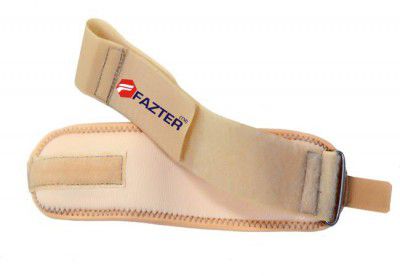 FAZTER Extreme Wrist Support|Best For Weightlifting, Power-Lifting, Cross-fit (Free Size) Wrist Support  (Beige)