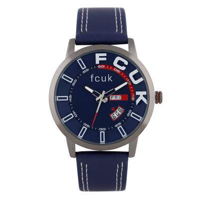 FCUK Analog Blue Dial Men's Watch-FK0005B