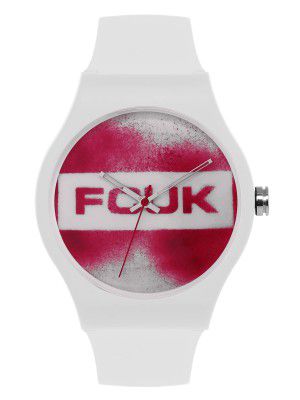 FCUK Analog Red Dial Men's Watch-FC176W.R