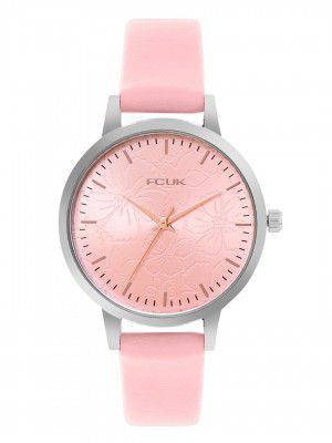 FCUK Analog Rose Gold Dial Women's Watch-FK00036E