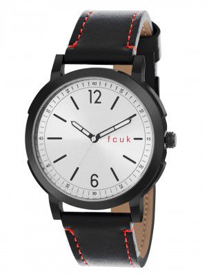 FCUK Analog Silver Dial Men's Watch-FK00010C