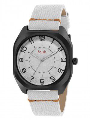 FCUK Analog White Dial Mens Watch-FK00014D