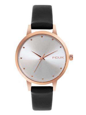 FCUK Analog White Dial Women's Watch-FK00035A